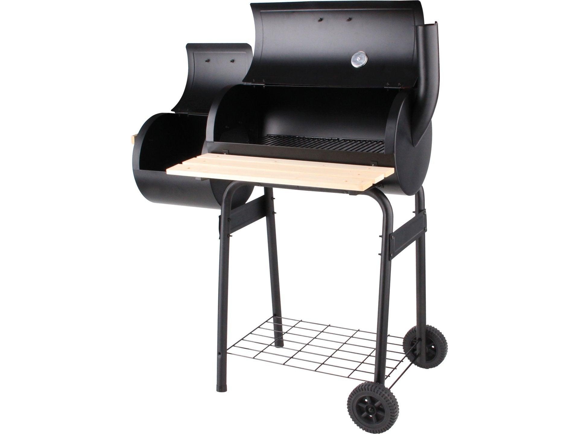 GRĂTAR BBQ CU AFUMĂTOARE ȘI TERMOMETRU LUND 99513