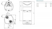 Boiler cu pompa de caldura ARISTON NUOS EVO A+ 80 WH, 80 litri