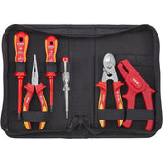 Cumpara acum Set de 3 clesti VDE + tester de tensiune + 2 surubelnite, VBW 860115 de la Mesterul Minune