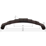 Cumpara Arc lamelar suspensie spate pentru triciclu electric Guliver de la Mesterul Minune