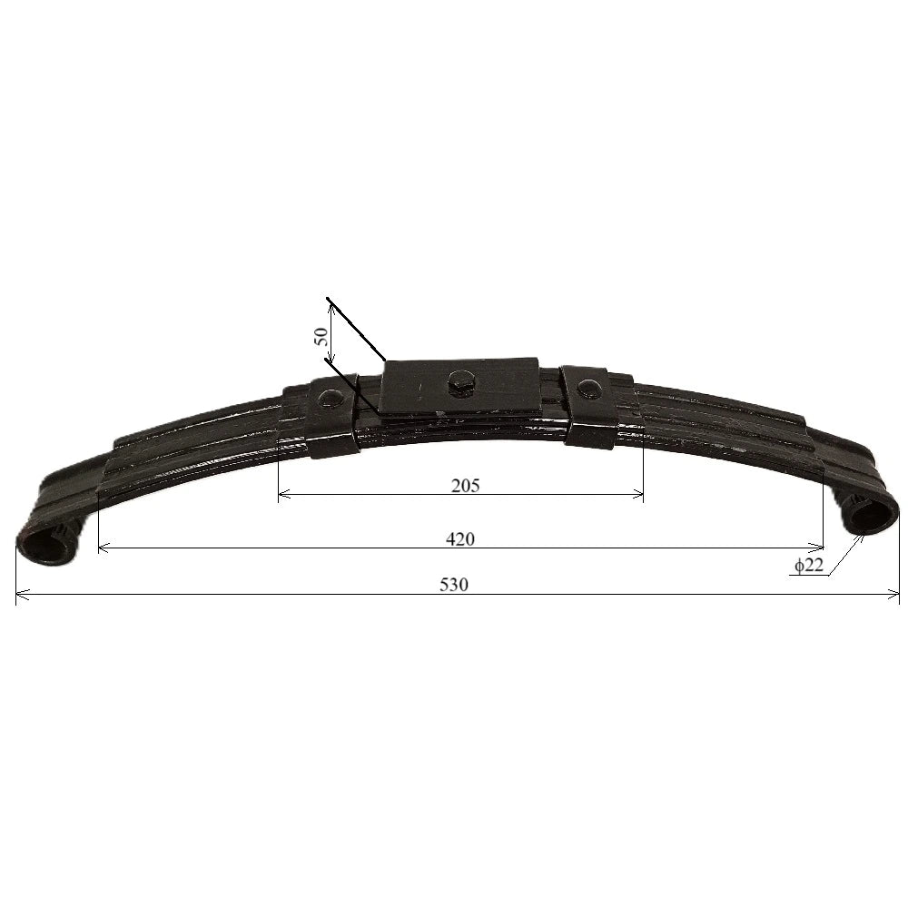 Cumpara Arc lamelar suspensie spate pentru triciclu electric Nautilus de la Mesterul Minune