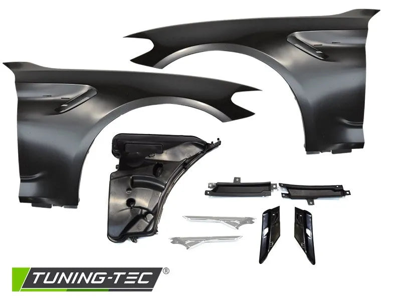 Aripi SPORT cu nari ventilatie Chrome pentru BMW G30 G31 17-20 - BPBM11