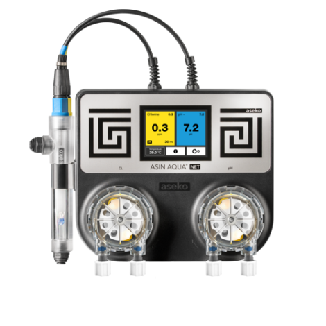 Sistem dozare si control piscine clor lichid si pH ASIN AQUA Net