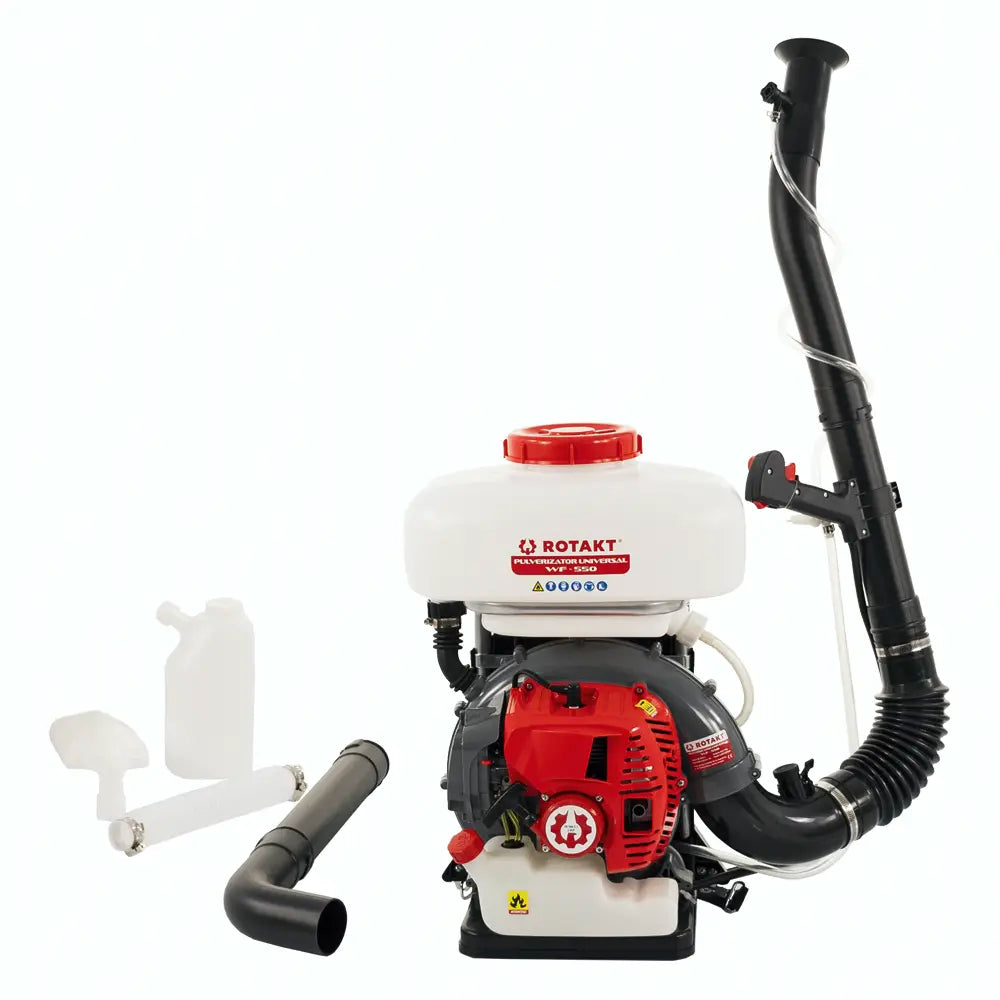 Atomizor Rotakt WF - 550, Rezervor 14 l, Motor 2CP, Distanță de Pulverizare Cel Putin 12 metri