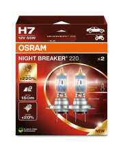 BEC H7 OSRAM Night Breaker 220 DUO - OSR64210NB220-2HB
