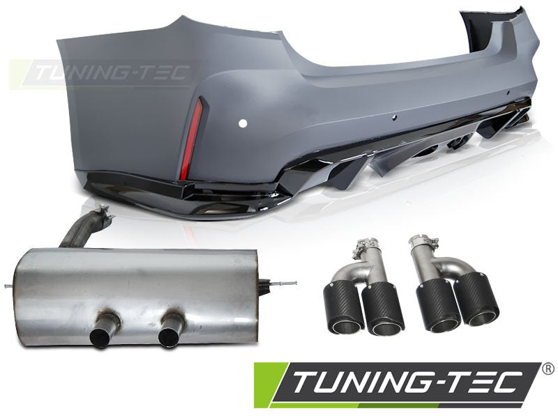 Bara Spate G80 stil PERFORMANCE cu evacuare inclusa pentru BMW F30 11- - ZTBM89
