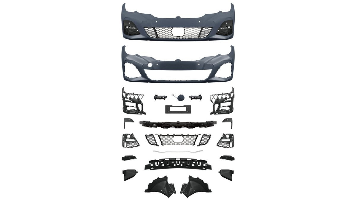 Bara fata BMW Seria 3 G20 G21 cu PDC, ACC si locas proiectoare ceata - AM-BUMBM0312