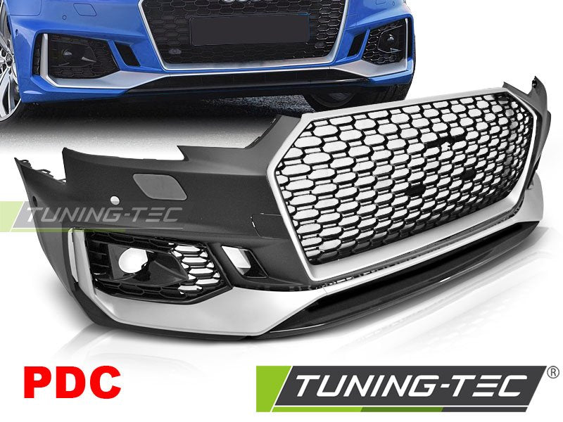Bara fata SPORT SILVER BLACK PDC Tuning-Tec pentru AUDI A4 B9 08.15-19 - ZPAU31