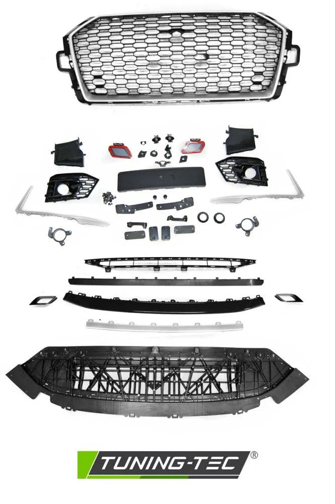 Bara fata SPORT SILVER BLACK PDC Tuning-Tec pentru AUDI A4 B9 08.15-19 - ZPAU31