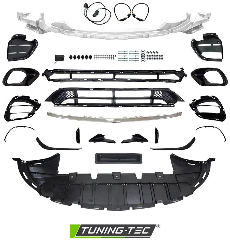 Bara fata SPORT STYLE CROM PDC pentru MERCEDES CLA W118 19-23 - ZPME42