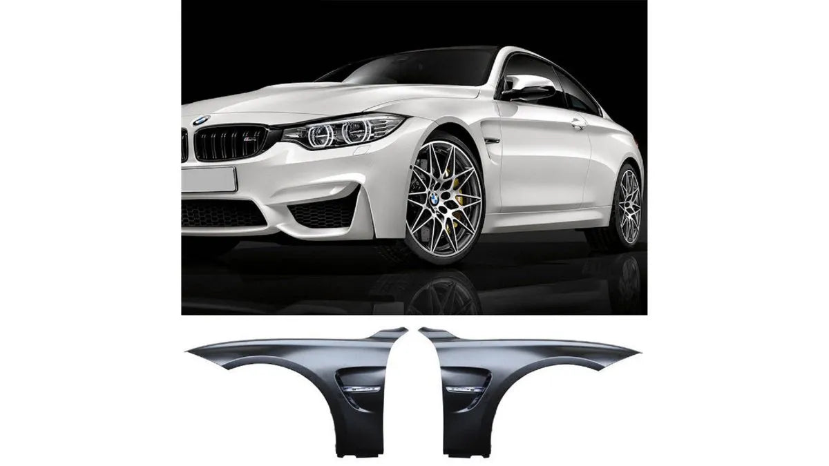 Bara fata neagra BMW Seria 3 F30 F31, bumper fata auto negru - AM-FNDBM0032