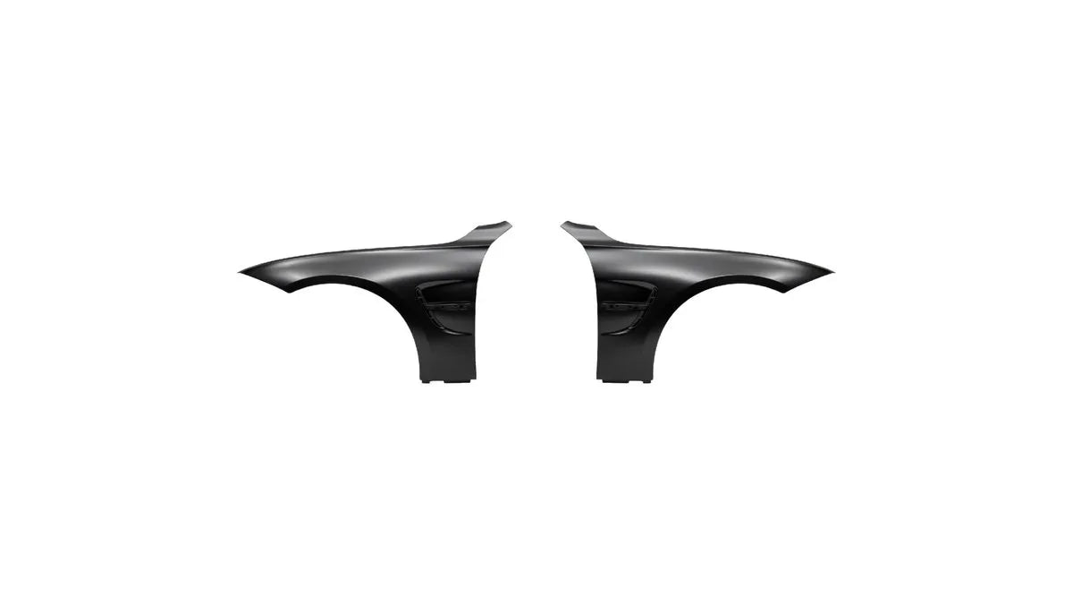 Bara fata neagra BMW Seria 3 F30 F31, bumper fata auto negru - AM-FNDBM0032
