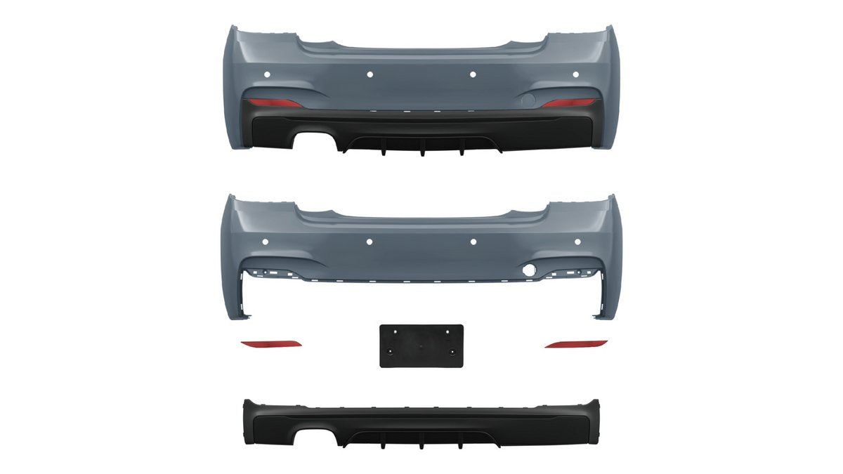 Bara spate BMW Seria 2 F22 F23 cu difuzor integrat - AM-BUMBM0293