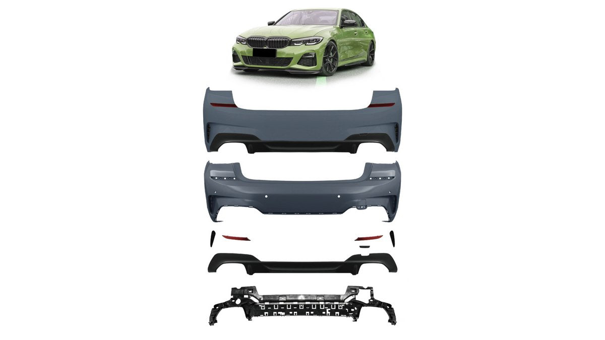 Bara spate BMW Seria 3 G20 cu difuzor integrat - AM-BUMBM0318