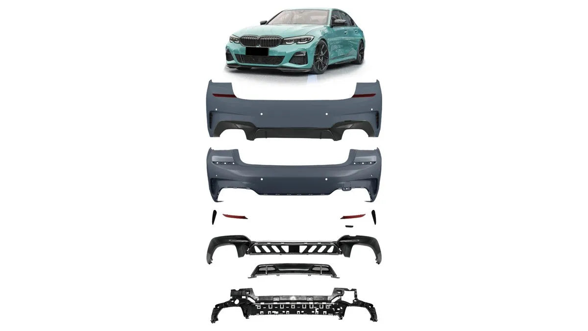 Bara spate BMW Seria 3 G20 cu difuzor integrat - AM-BUMBM0319