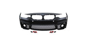 Bodykit exterior BMW Seria 3 F30, pachet tuning sport bara fata/spate, praguri laterale compatibil 2 - AM-BDKBM0167