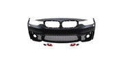 Bodykit exterior BMW Seria 3 F30, pachet tuning sport complet pentru bara fata, bara spate si pragur - AM-BDKBM0169
