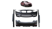 Bodykit exterior BMW Seria 4 F32 F33, pachet tuning sport complet pentru bara fata, bara spate si pr - AM-BDKBM0164