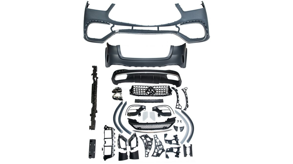 Bodykit tuning Mercedes-Benz GLE V167, pachet exterior sport complet pentru SUV - AM-BDKMB0012
