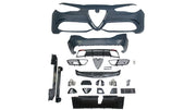 Bodykit tuning exterior Alfa Romeo Giulia, kit caroserie sport complet pentru sedan - AM-BDKAR0001