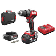 SKIL 3075 HA masina de gaurit cu percutie, 0-500/0-1800/min, compact Brushless, geanta de transport+set de 6 biti, incarcator, 2xAccu