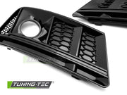 Capace proiectoare ceata NEGRU LUCIOS pentru AUDI A4 B9 15-19 - GRAUA3