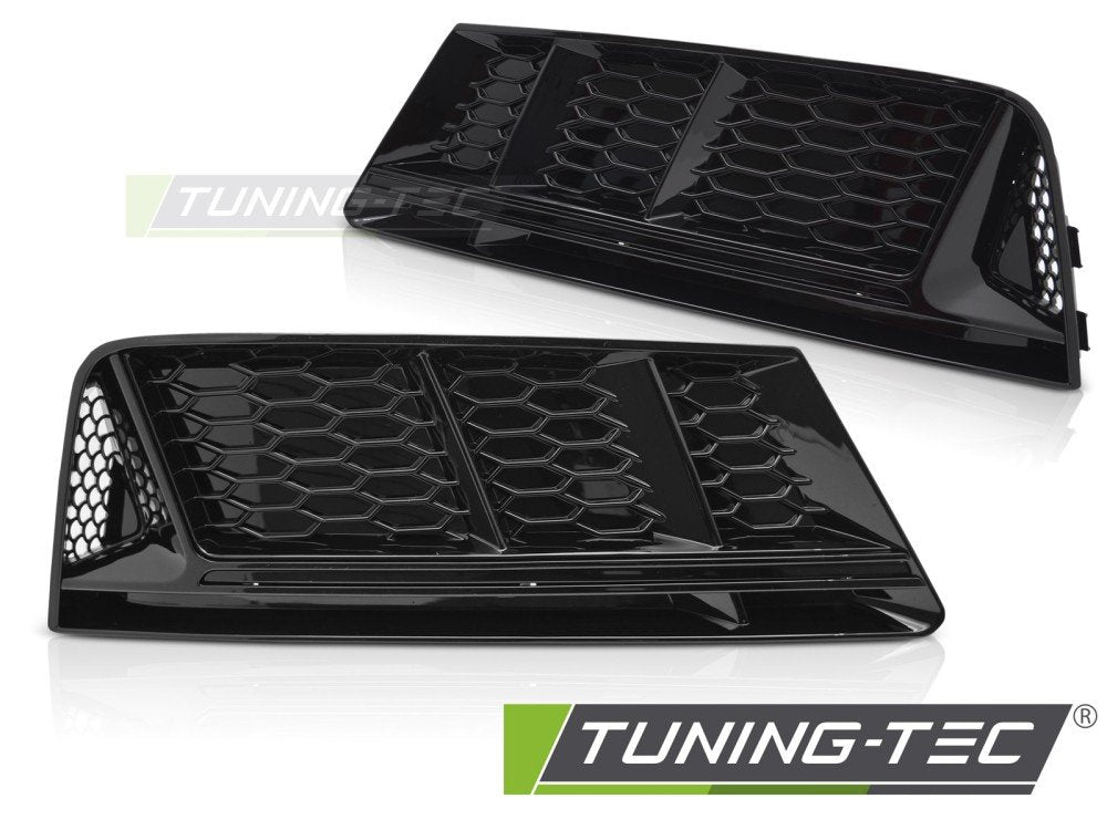 Capace proiectoare ceata NEGRU LUCIOS pentru AUDI A4 B9 15-19 - GRAUA4