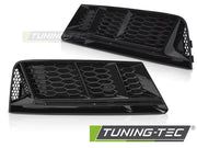 Capace proiectoare ceata NEGRU LUCIOS pentru AUDI A4 B9 15-19 - GRAUA4