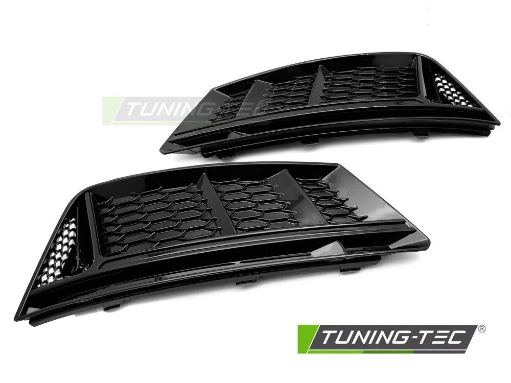 Capace proiectoare ceata NEGRU LUCIOS pentru AUDI A4 B9 15-19 - GRAUA4