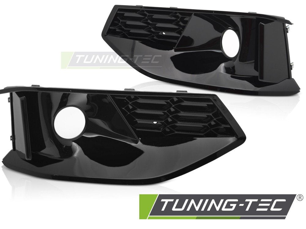 Capace proiectoare de ceata NEGRU LUCIOS pentru AUDI A4 B9 20-24 - GRAUA5