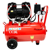 Cumpara Compresor Aer Cu 2 Cilindrii Fara ulei Rotakt ROCP-S24 Putere 1.5CP/1.1kW, Presiune 8 bar, Debit 160l/min, Capacitate 24l de la Mesterul Minune