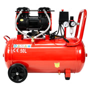 Cumpara Compresor Aer Cu 2 Cilindrii Fara ulei Rotakt ROCP-S50 Putere 2.0CP/1.5kW, Presiune 8 bar, Debit 220l/min, Capacitate 50l de la Mesterul Minune