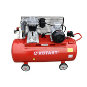 Compresor Aer Industrial Trifazat Rotakt ROCP-200-10 200L, 4CP, 2 Cilindrii, Debit 480L/min, Presiune 10 Bar, Capacitate butelie 200L