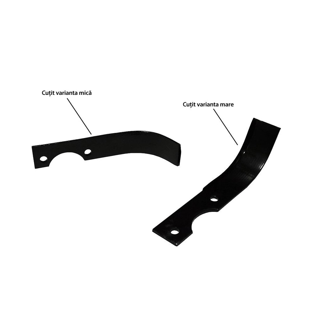 Cutit Freze Motocultor, Lungime 22 cm (Varianta Mare), Rotakt Pentru Motocultoarele Cu Putere Mai Mare De 9 CP