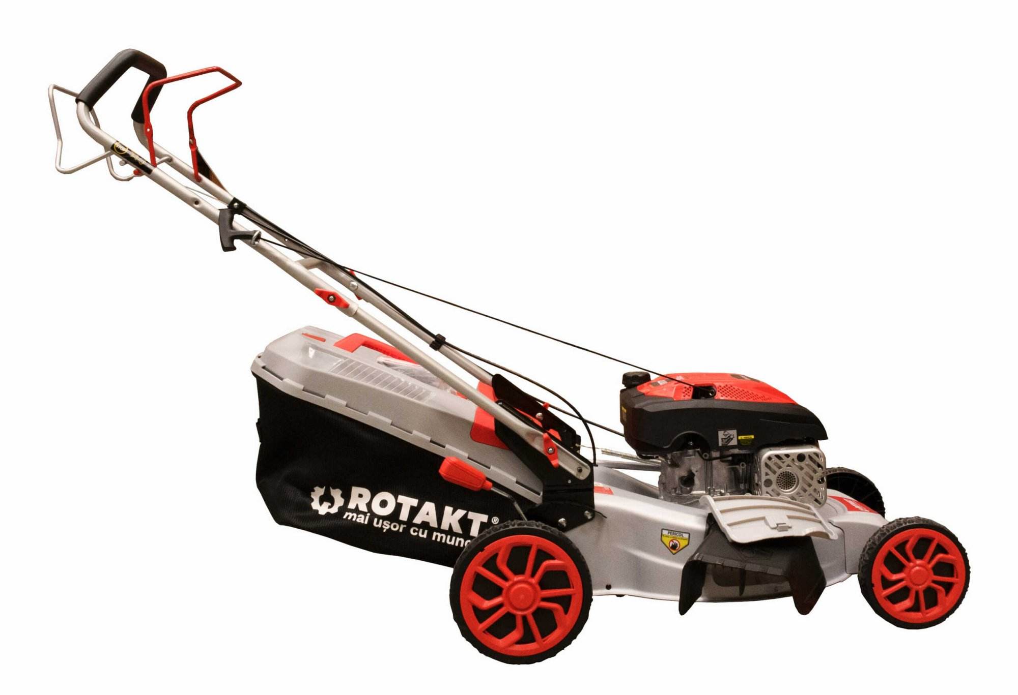 Maşină de tuns iarba Rotakt R53-V190, Lăţime de lucru 530mm, Motor 190cc, Euro 5