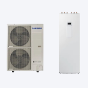 Pompă de căldură Samsung Climate Hub TDM Plus R410A 12 kW cu boiler integrat de 260 L, AE260TNWTEH + AE120MXTPEH