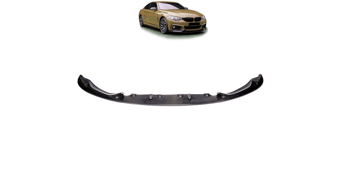 Diffuser fata bara BMW Seria 4 F82 F83 / Seria 3 F80, carbon - AM-FSPBM0092