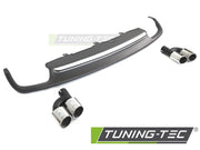 Difuzor TWIN OUTLET SILVER SPORT S pentru AUDI A6 C7 11-14 - ZTAU13