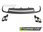 Difuzor TWIN OUTLET SILVER SPORT S pentru AUDI A6 C7 11-14 - ZTAU13