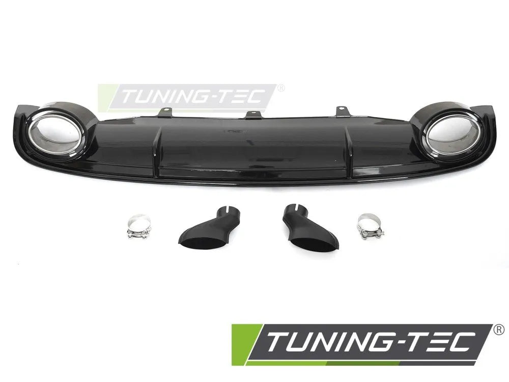 Difuzor cu Iesire Dubla Negru Lucios SPORT STYLE pentru A7 C7 10-14 - ZTAU18
