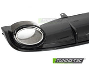 Difuzor cu Iesire Dubla Negru Lucios SPORT STYLE pentru A7 C7 10-14 - ZTAU18