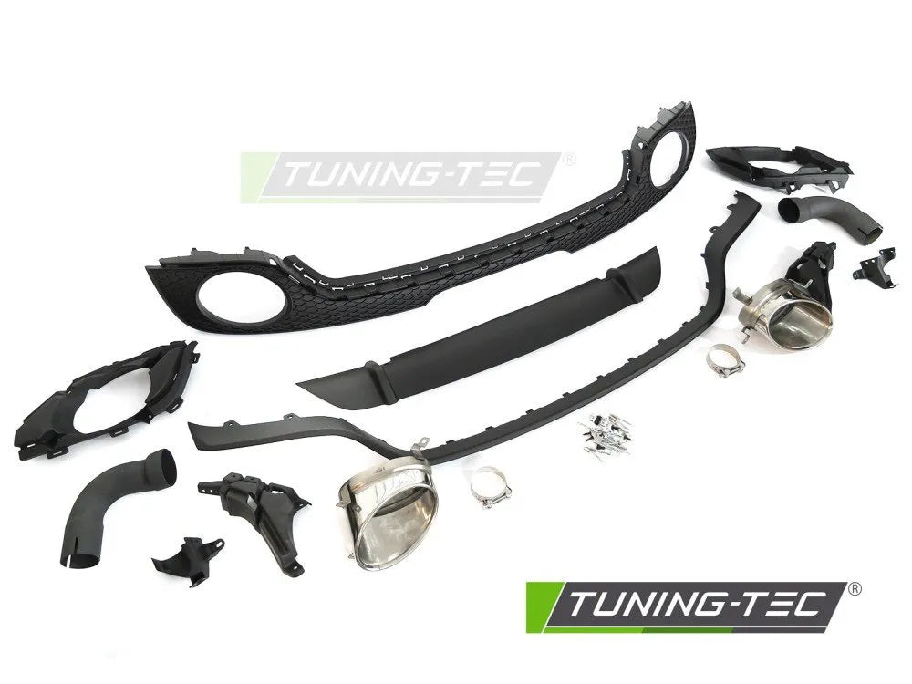 Difuzor cu Iesire Dubla Negru Mat SPORT STYLE pentru AUDI TT 8J 06-14 - ZTAU28