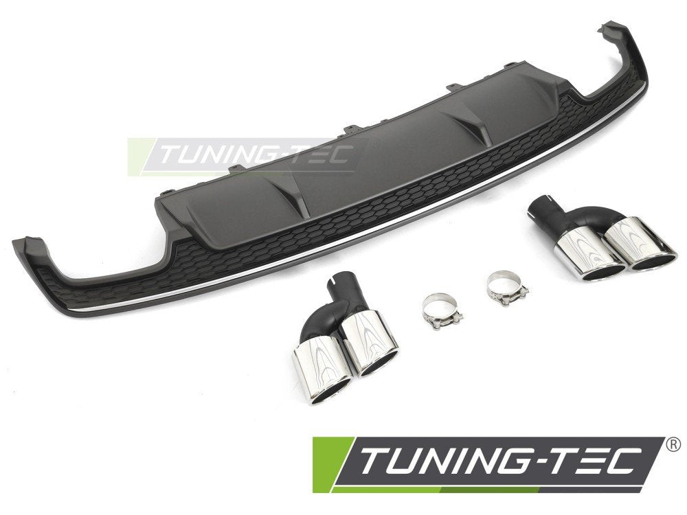 Difuzor cu Iesire Dubla SPORT S STYLE pentru AUDI A7 C7 14-18 - ZTAU20