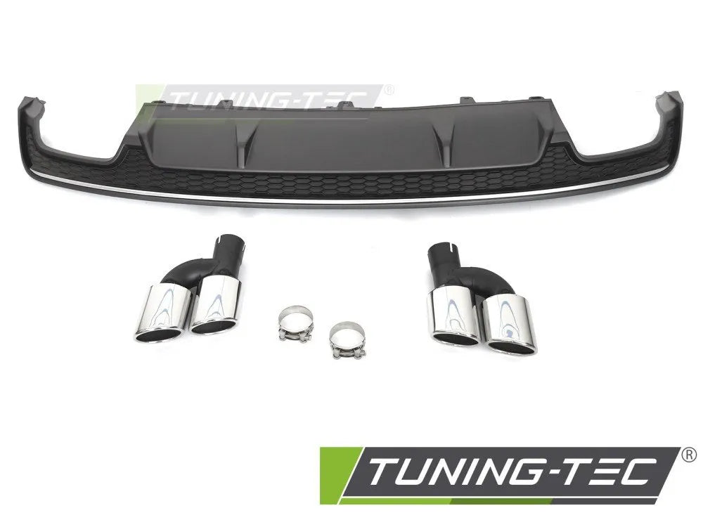 Difuzor cu Iesire Dubla SPORT S STYLE pentru AUDI A7 C7 14-18 - ZTAU20