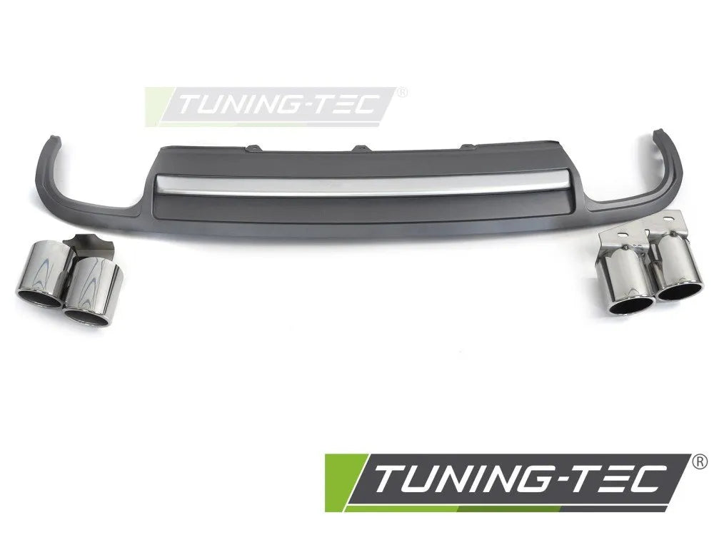 Difuzor cu Iesire Simpla SPORT S STYLE pentru AUDI A4 B8 08-11 - ZTAU02