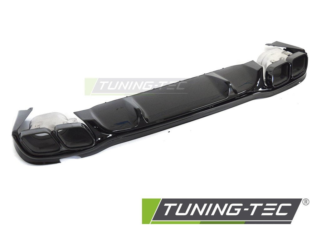 Difuzor dublu bara spate GLOSSY BLACK pentru MERCEDES W213 / S213 - ZTME42