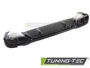 Difuzor dublu bara spate GLOSSY BLACK pentru MERCEDES W213 / S213 - ZTME42