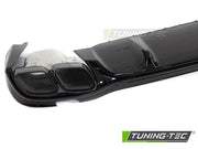 Difuzor dublu bara spate GLOSSY BLACK pentru MERCEDES W213 / S213 - ZTME42