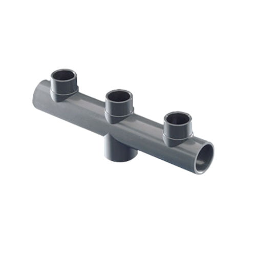 Colector - distribuitor PVC-U 50 mm pentru instalatie piscina