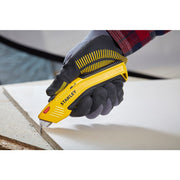 Stanley 0-10-237, Cutter cu lama retractabila si auto-incarcare, 150mm + 5 lame trapezoidala 19mm
